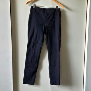 Van Heusen Women's Navy Blue Stretch Extensible Slim Fit Dress Pants - Size 0